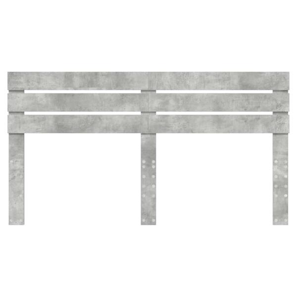 Kopfteil mit Kopfteil Beton Grau 200 cm Holzwerkstoff
