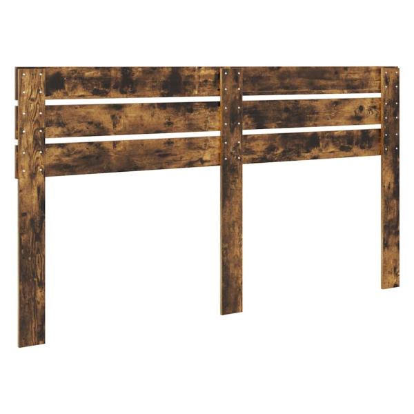 Kopfteil mit Kopfteil Geräucherte Eiche 200 cm Holzwerkstoff