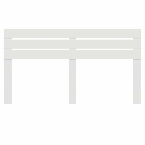 Kopfteil mit Kopfteil Weiß 180 cm Holzwerkstoff