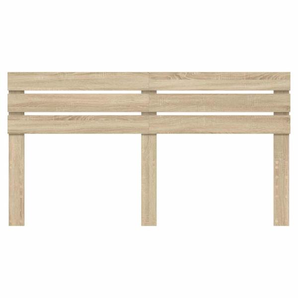 Kopfteil mit Kopfteil Sonoma-Eiche 180 cm Holzwerkstoff