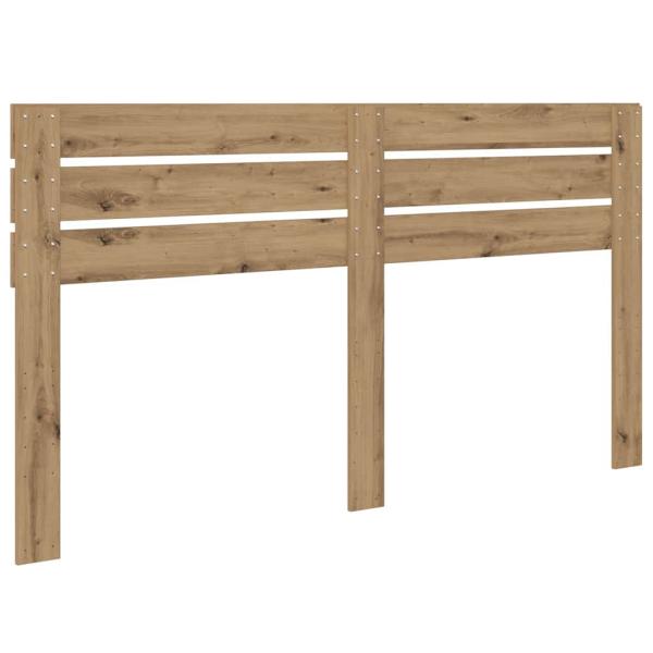 Kopfteil mit Kopfteil Artisan-Eiche 180 cm Holzwerkstoff