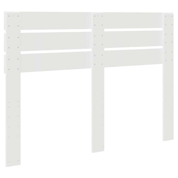 Kopfteil mit Kopfteil Weiß 160 cm Holzwerkstoff