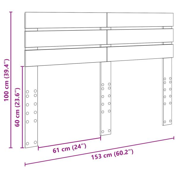 Kopfteil Weiß Holzwerkstoff