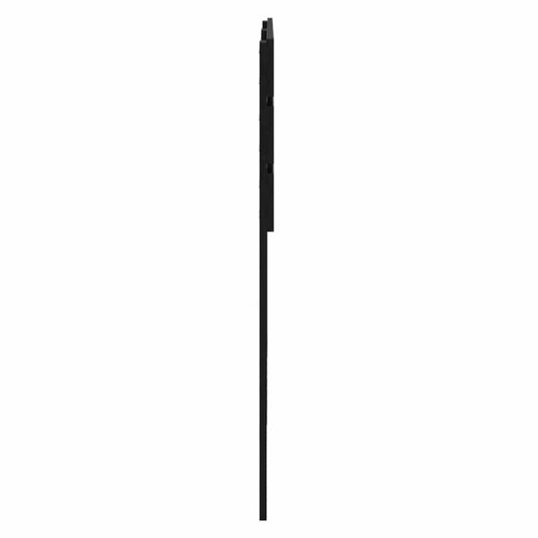 Kopfteil mit Kopfteil Schwarz Eichen-Optik 150 cm Holzwerkstoff