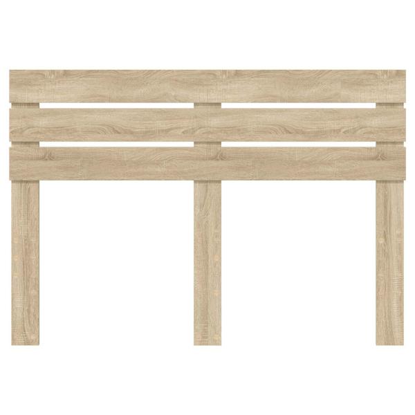 Kopfteil mit Kopfteil Sonoma-Eiche 150 cm Holzwerkstoff