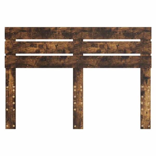 Kopfteil mit Kopfteil Geräucherte Eiche 150 cm Holzwerkstoff