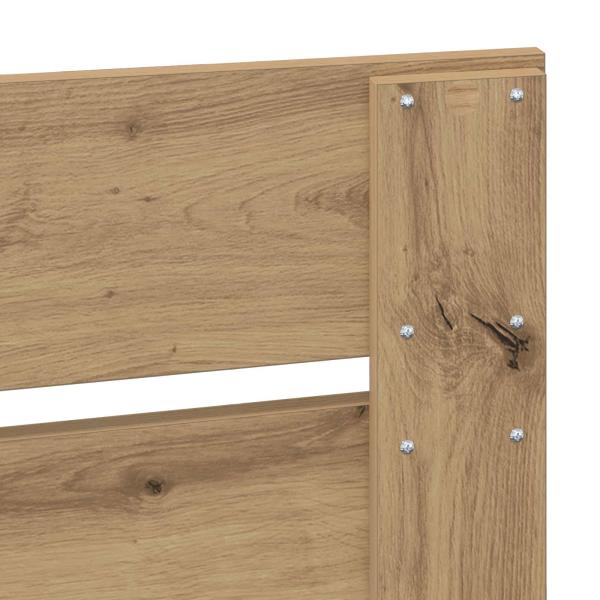 Kopfteil Artisan-Eiche Holzwerkstoff