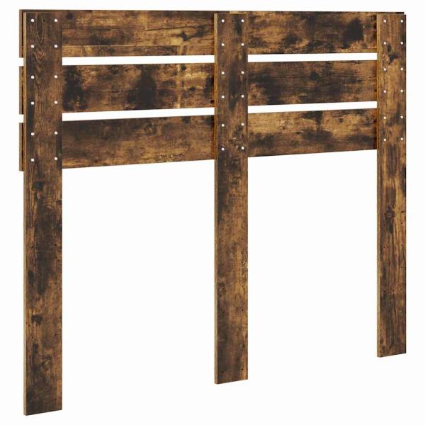 Kopfteil mit Kopfteil Geräucherte Eiche 135 cm Holzwerkstoff