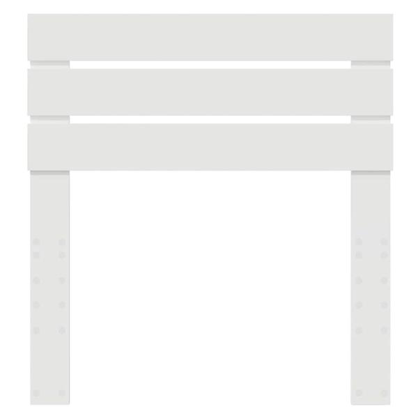 Kopfteil mit Kopfteil Weiß 100 cm Holzwerkstoff