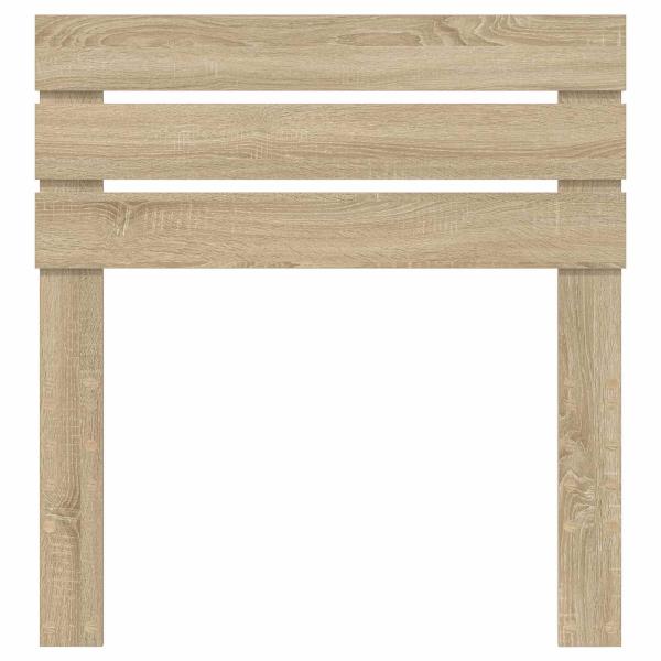 Kopfteil mit Kopfteil Sonoma-Eiche 100 cm Holzwerkstoff