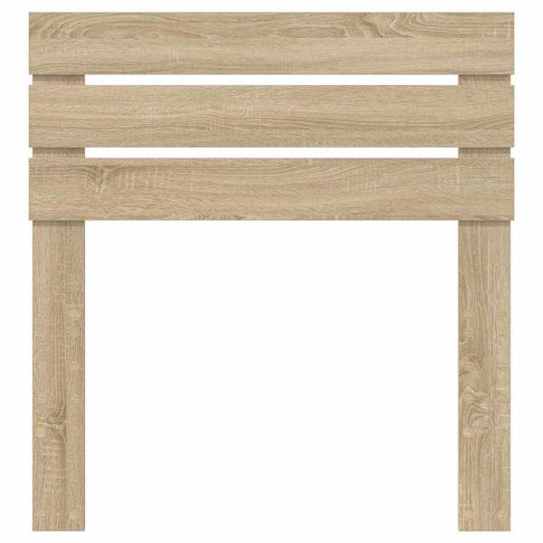 Kopfteil mit Kopfteil Sonoma-Eiche 100 cm Holzwerkstoff