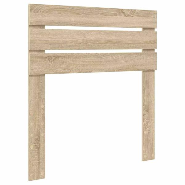 Kopfteil mit Kopfteil Sonoma-Eiche 80 cm Holzwerkstoff