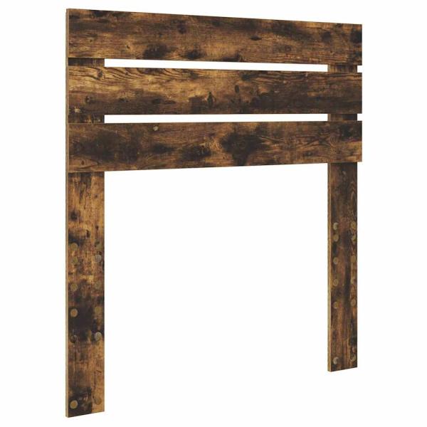 Kopfteil mit Kopfteil Geräucherte Eiche 80 cm Holzwerkstoff