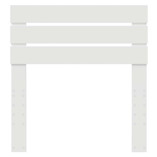 Kopfteil mit Kopfteil Weiß 75 cm Holzwerkstoff