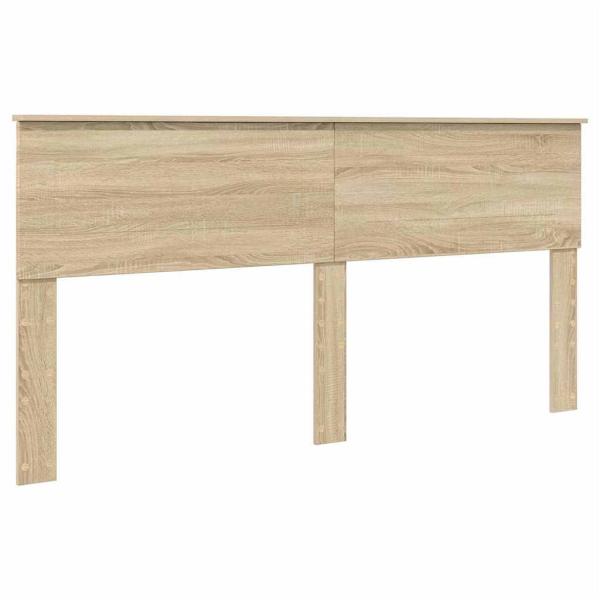 Kopfteil mit Kopfteil Sonoma-Eiche 180 cm Holzwerkstoff
