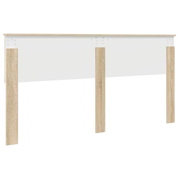Kopfteil mit Kopfteil Sonoma-Eiche 180 cm Holzwerkstoff
