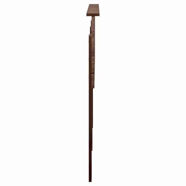 Kopfteil mit Kopfteil Braun Eichen-Optik 150 cm Holzwerkstoff