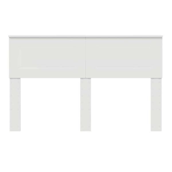 Kopfteil mit Kopfteil Weiß 140 cm Holzwerkstoff