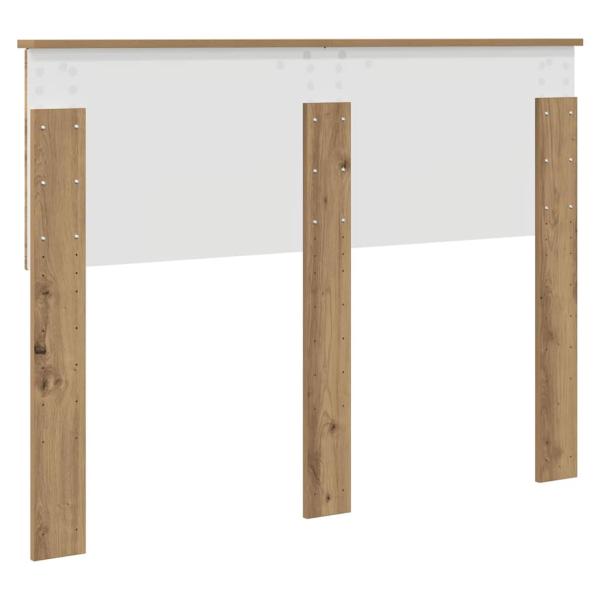 Kopfteil mit Kopfteil Artisan-Eiche 135 cm Holzwerkstoff