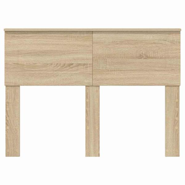 Kopfteil mit Kopfteil Sonoma-Eiche 120 cm Holzwerkstoff