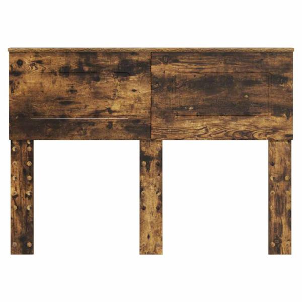 Kopfteil mit Kopfteil Geräucherte Eiche 120 cm Holzwerkstoff