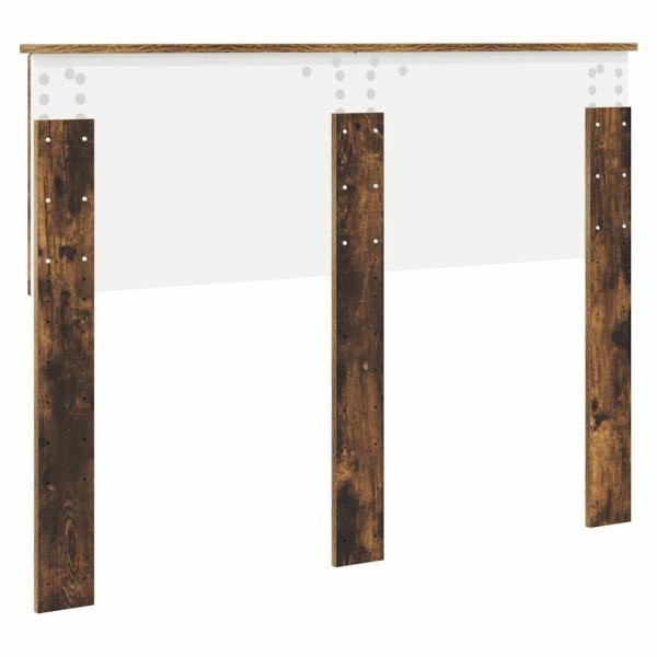 Kopfteil mit Kopfteil Geräucherte Eiche 120 cm Holzwerkstoff