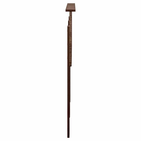 Kopfteil mit Kopfteil Braun Eichen-Optik 120 cm Holzwerkstoff