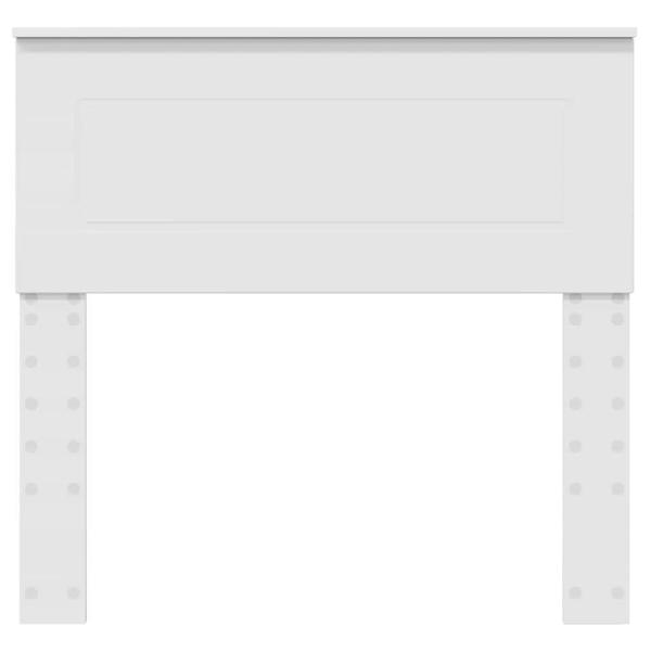 Kopfteil mit Kopfteil Weiß 100 cm Holzwerkstoff