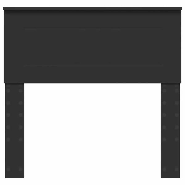 Kopfteil mit Kopfteil Schwarz Eichen-Optik 100 cm Holzwerkstoff