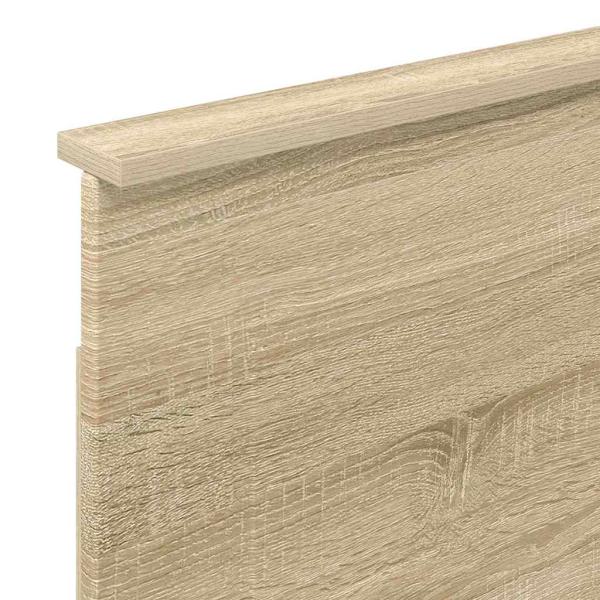 Kopfteil mit Kopfteil Sonoma-Eiche 100 cm Holzwerkstoff