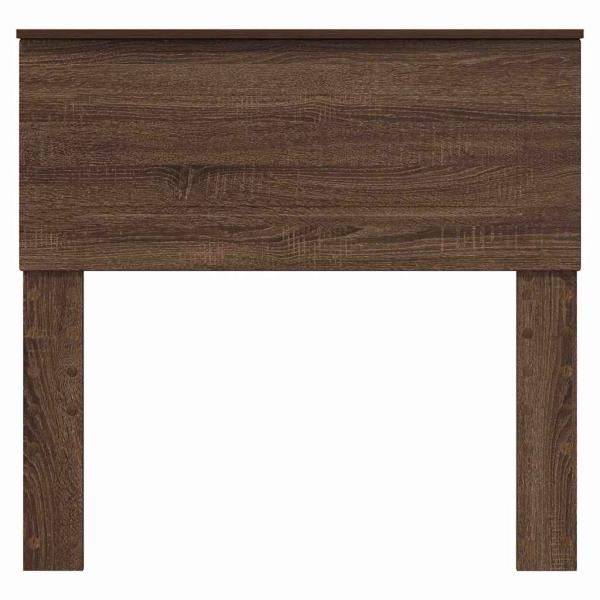 Kopfteil mit Kopfteil Braun Eichen-Optik 100 cm Holzwerkstoff