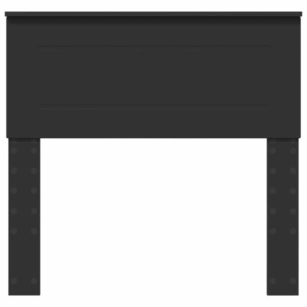 Kopfteil mit Kopfteil Schwarz Eichen-Optik 90 cm Holzwerkstoff