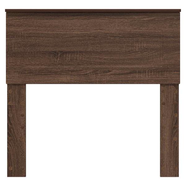 ARDEBO.de - Kopfteil mit Kopfteil Braun Eichen-Optik 80 cm Holzwerkstoff