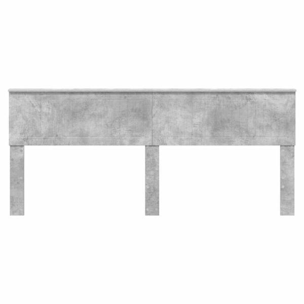Kopfteil mit Kopfteil Beton Grau 200 cm Holzwerkstoff