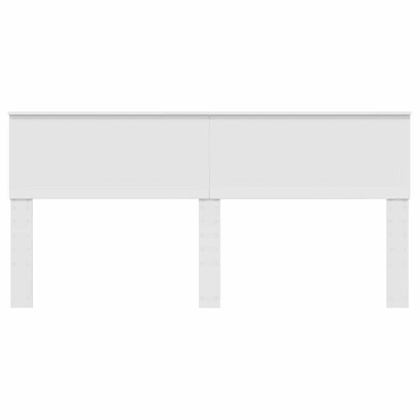 Kopfteil mit Kopfteil Weiß 180 cm Holzwerkstoff
