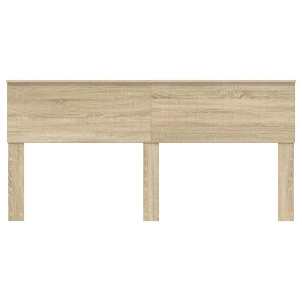 Kopfteil mit Kopfteil Sonoma-Eiche 180 cm Holzwerkstoff