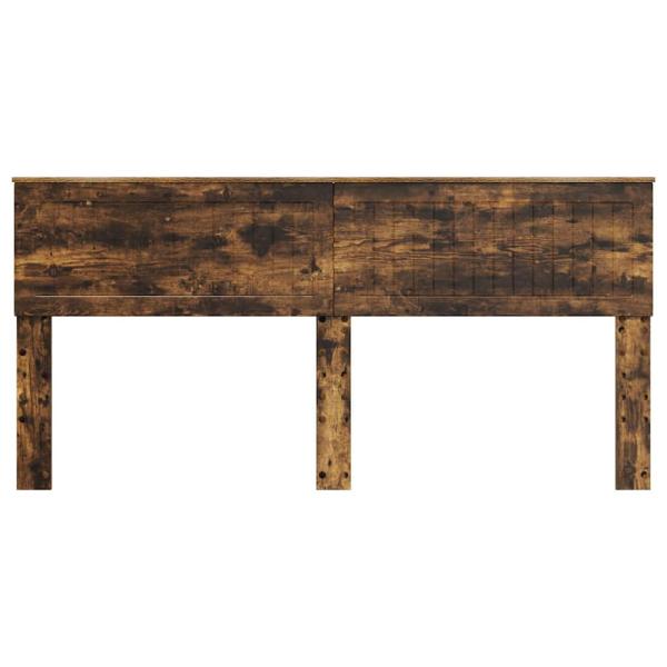 Kopfteil mit Kopfteil Geräucherte Eiche 180 cm Holzwerkstoff