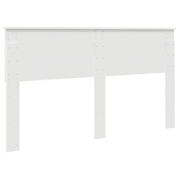 Kopfteil mit Kopfteil Weiß 160 cm Holzwerkstoff