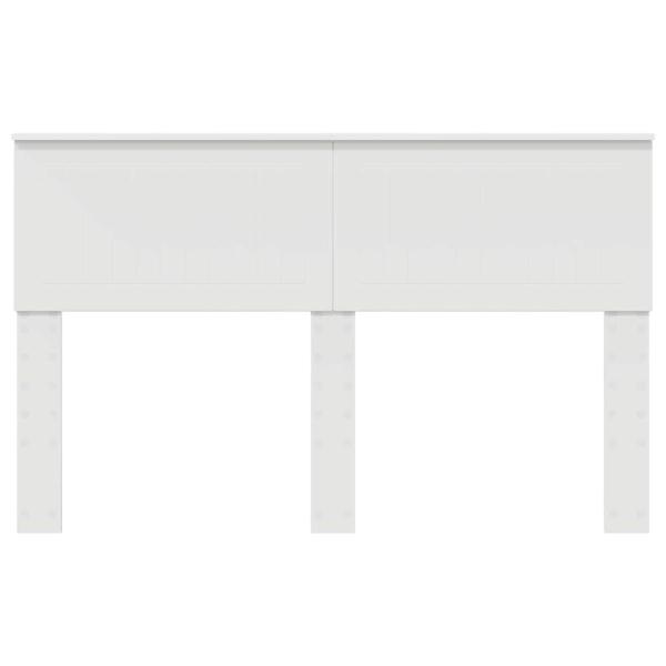 Kopfteil mit Kopfteil Weiß 140 cm Holzwerkstoff