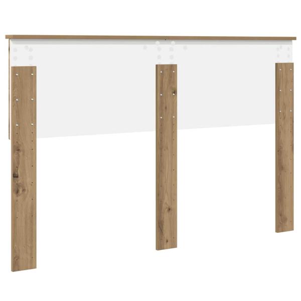 Kopfteil mit Kopfteil Artisan-Eiche 140 cm Holzwerkstoff