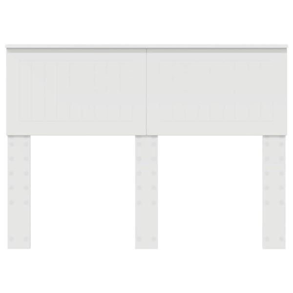 Kopfteil mit Kopfteil Weiß 120 cm Holzwerkstoff