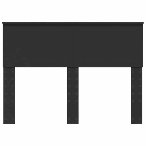 Kopfteil mit Kopfteil Schwarz Eichen-Optik 120 cm Holzwerkstoff