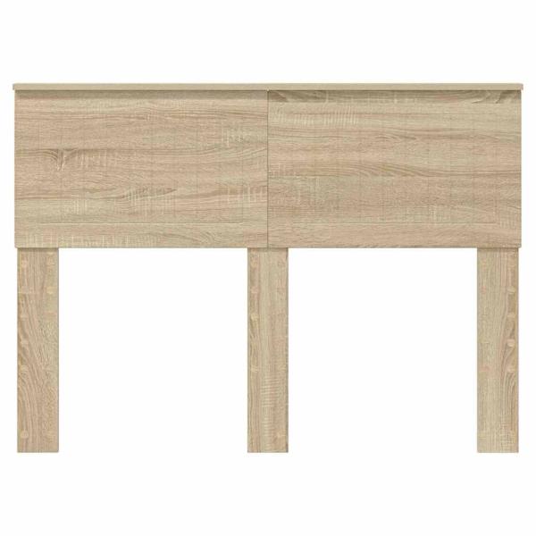 Kopfteil mit Kopfteil Sonoma-Eiche 120 cm Holzwerkstoff