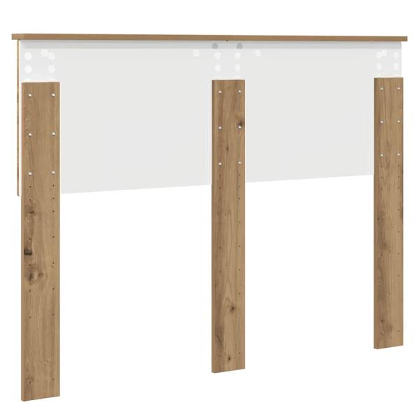 Kopfteil mit Kopfteil Artisan-Eiche 120 cm Holzwerkstoff