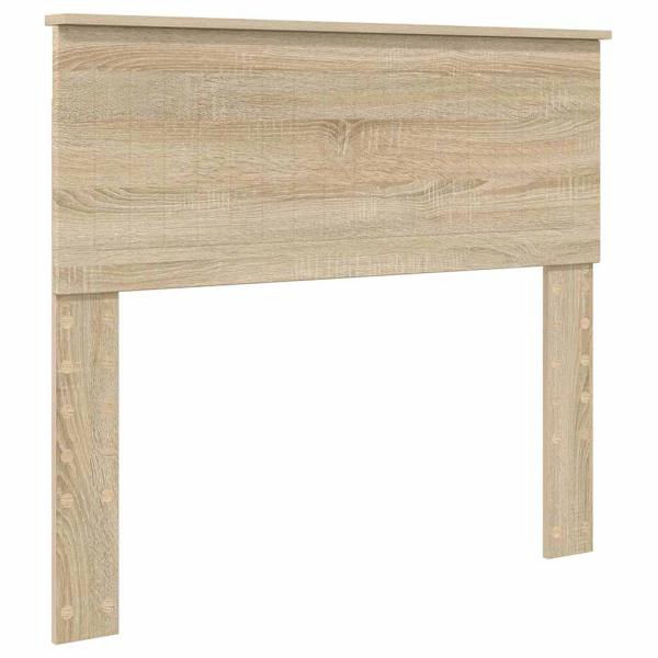 Kopfteil mit Kopfteil Sonoma-Eiche 100 cm Holzwerkstoff
