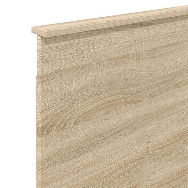 Kopfteil mit Kopfteil Sonoma-Eiche 100 cm Holzwerkstoff