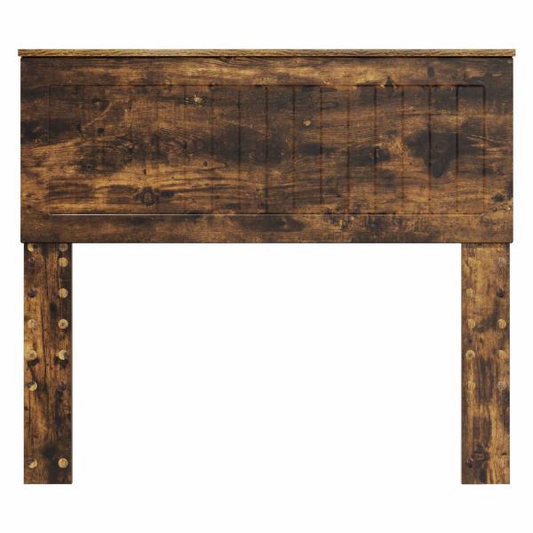 Kopfteil mit Kopfteil Geräucherte Eiche 100 cm Holzwerkstoff