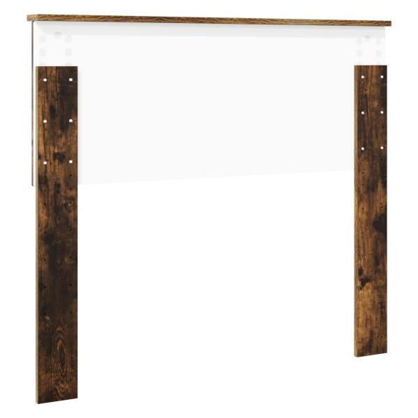 Kopfteil mit Kopfteil Geräucherte Eiche 100 cm Holzwerkstoff