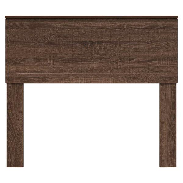 Kopfteil mit Kopfteil Braun Eichen-Optik 100 cm Holzwerkstoff