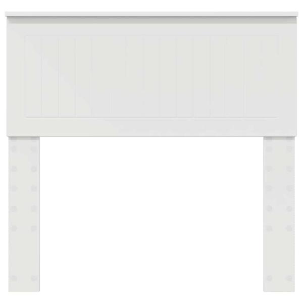 Kopfteil mit Kopfteil Weiß 90 cm Holzwerkstoff
